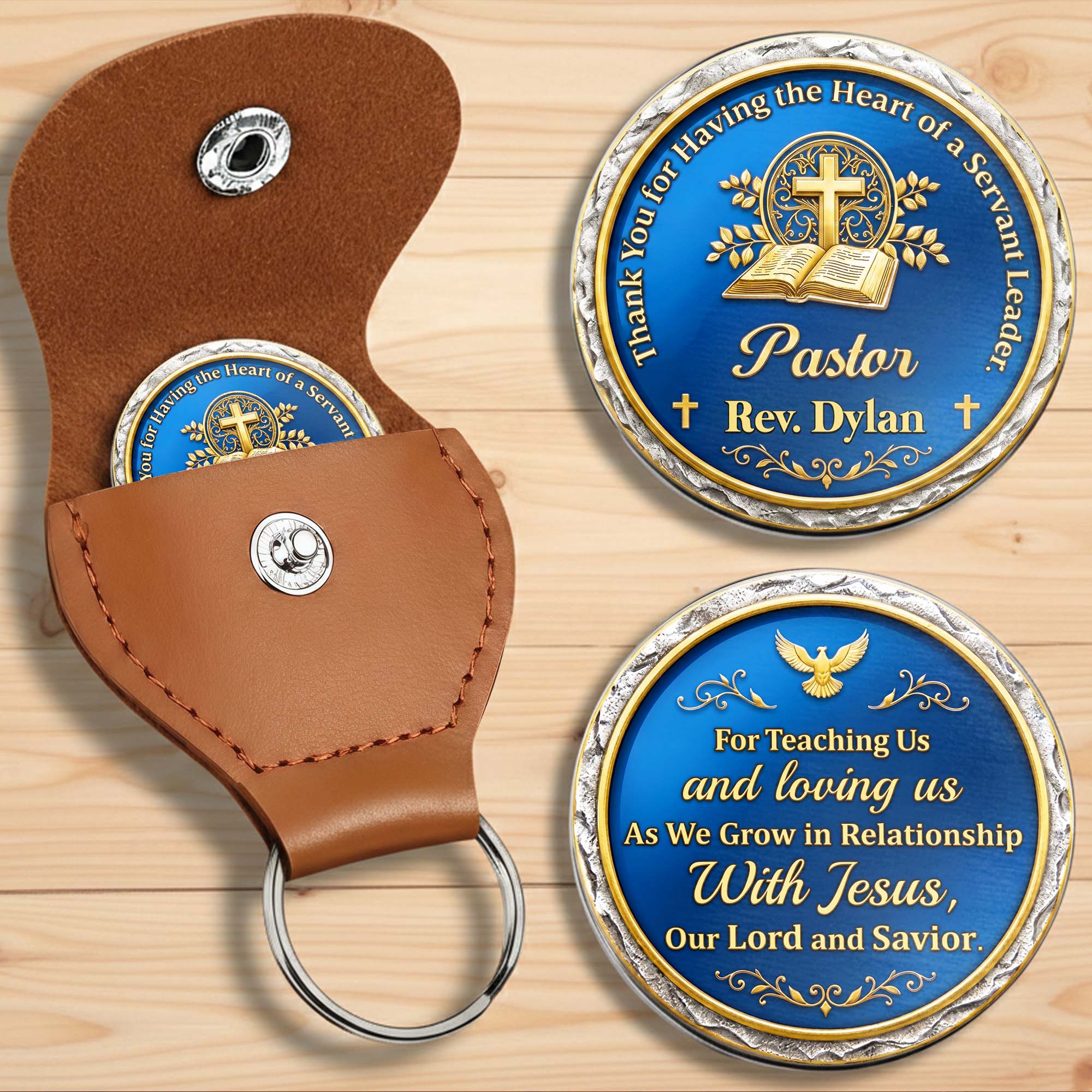Personalized Pocket Hug Custom Message Gift for Christian Believers