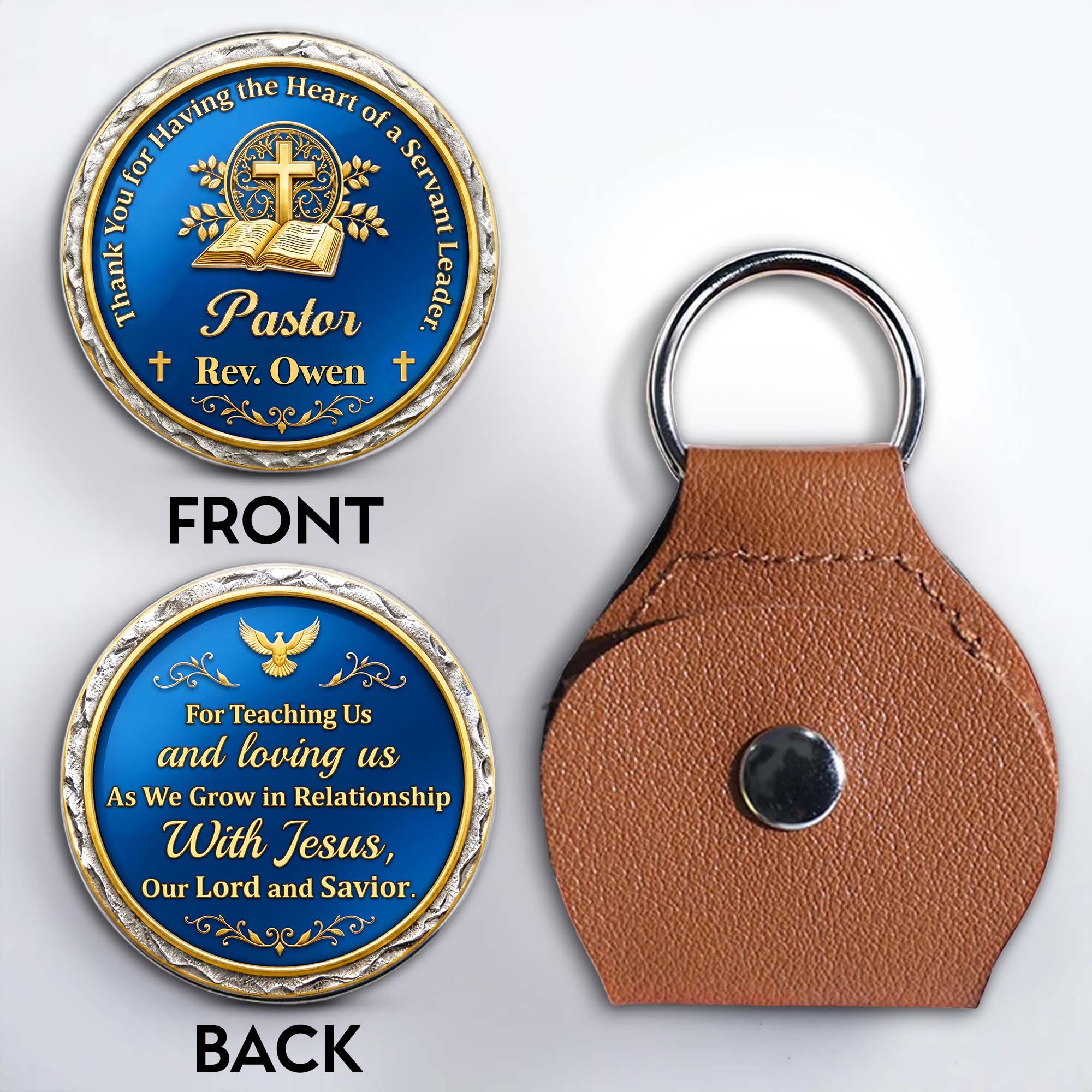 Personalized Pocket Hug Custom Message Gift for Christian Believers