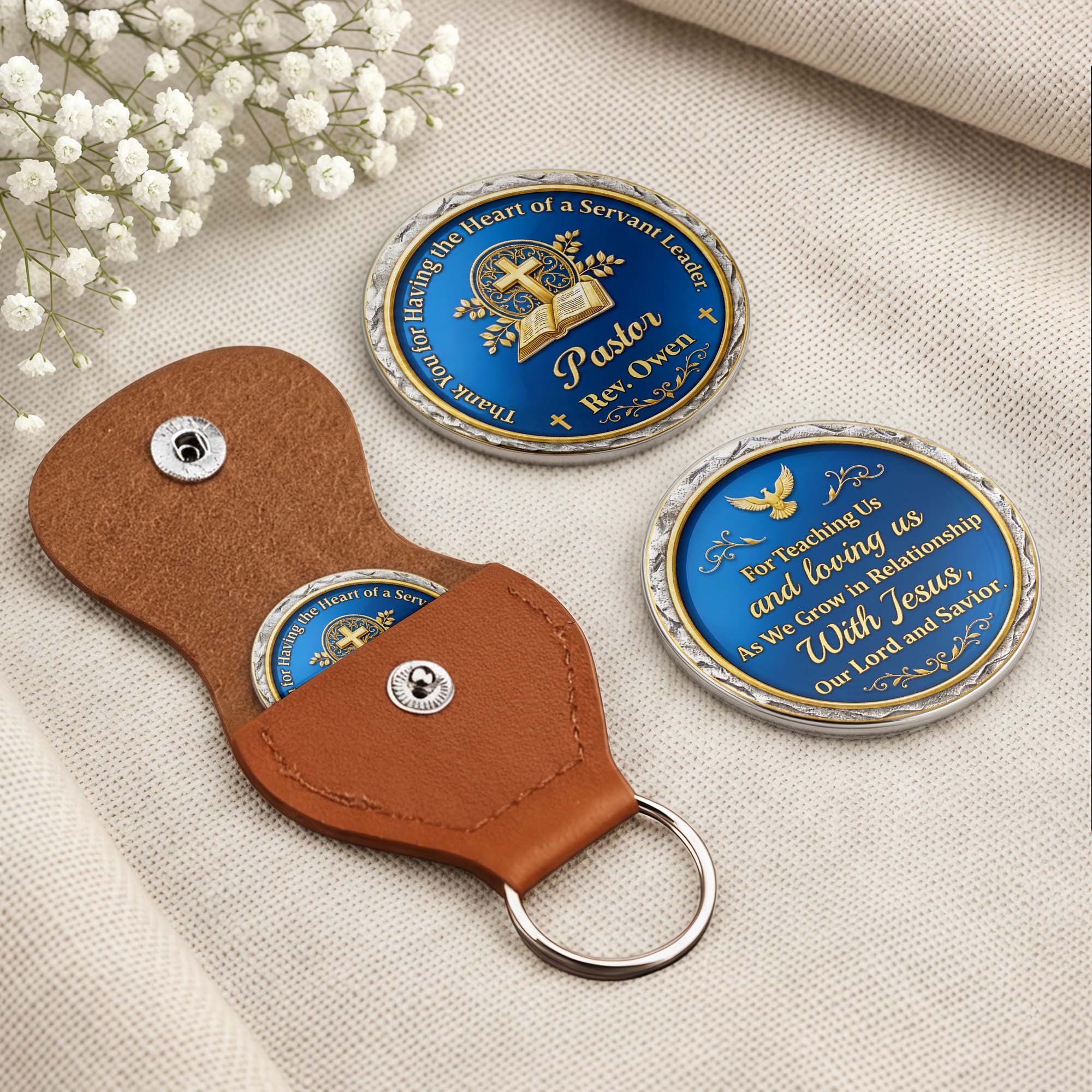 Personalized Pocket Hug Custom Message Gift for Christian Believers