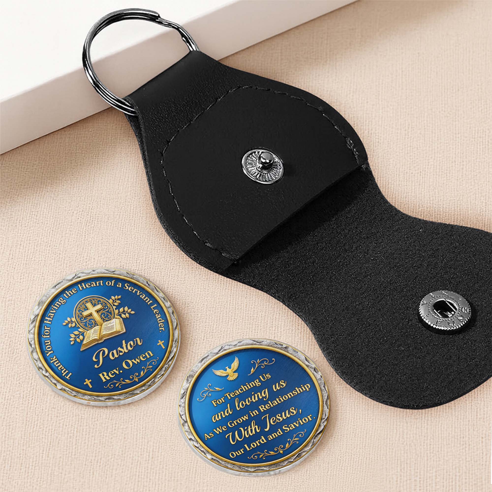 Personalized Pocket Hug Custom Message Gift for Christian Believers