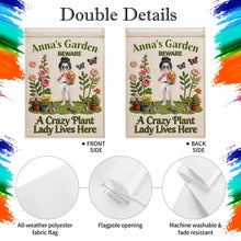 Load image into Gallery viewer, Personalized Garden Flag Custom Text for Plant Lovers
