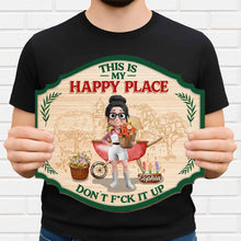 Load image into Gallery viewer, Personalized Custom Shaped Wood Sign for Gardening Lovers - Eco-Friendly Gift
