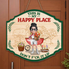 Load image into Gallery viewer, Personalized Custom Shaped Wood Sign for Gardening Lovers - Eco-Friendly Gift
