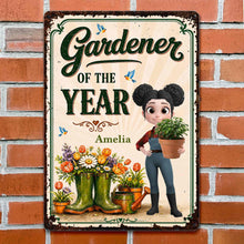 Load image into Gallery viewer, Personalized Metal Sign for Gardening Lovers - Custom Gift for Mom

