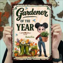 Load image into Gallery viewer, Personalized Metal Sign for Gardening Lovers - Custom Gift for Mom
