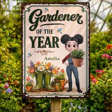 Load image into Gallery viewer, Personalized Metal Sign for Gardening Lovers - Custom Gift for Mom
