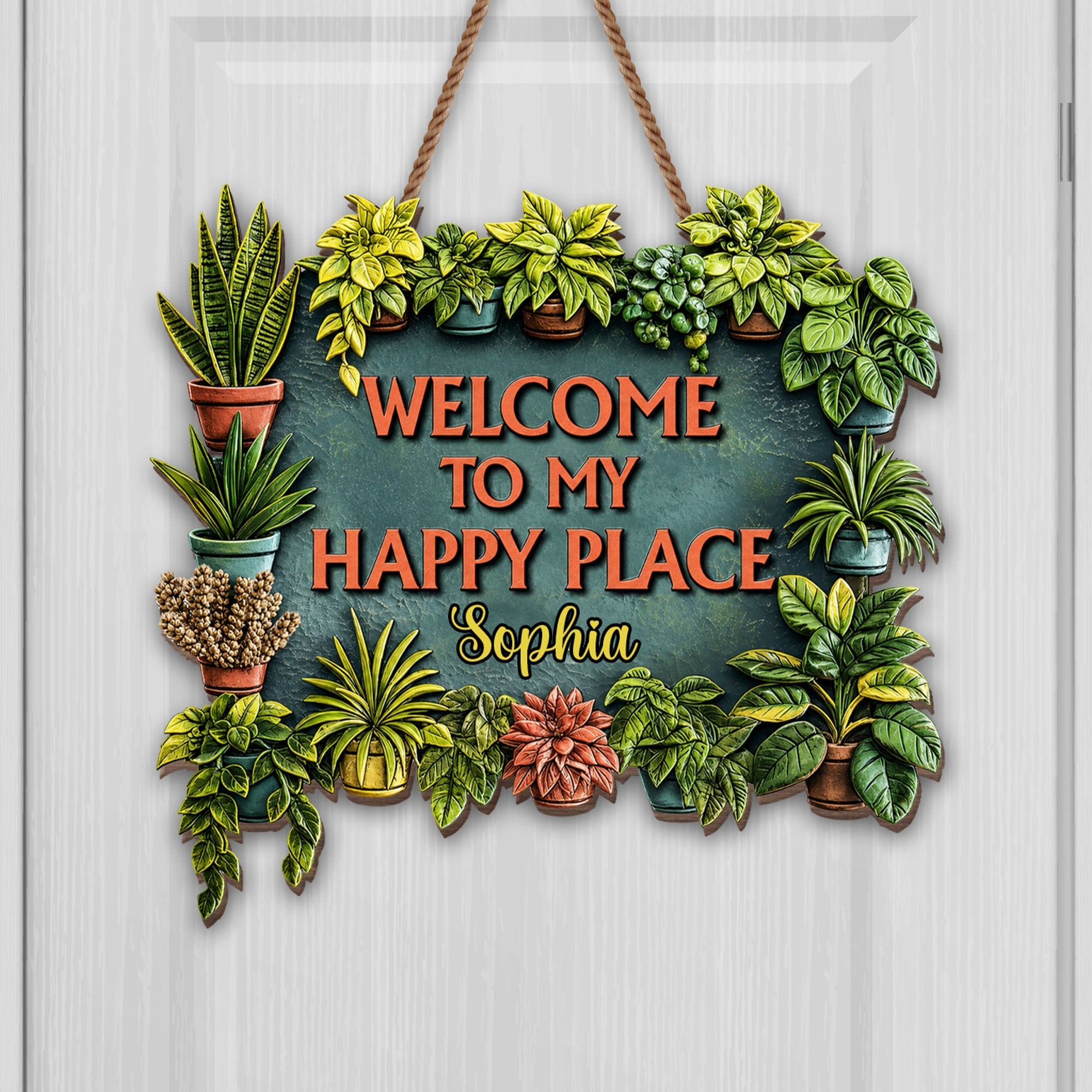 Personalized Custom Wood Sign for Gardening Lovers Gift