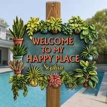 Load image into Gallery viewer, Personalized Custom Wood Sign for Gardening Lovers Gift
