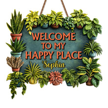 Load image into Gallery viewer, Personalized Custom Wood Sign for Gardening Lovers Gift
