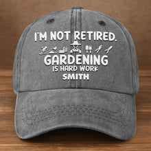 Load image into Gallery viewer, Personalized Washed Denim Cap Gardening Gift for Dad
