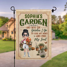 Load image into Gallery viewer, Personalized Double-Sided Garden Flag Custom Name Gift for Mom
