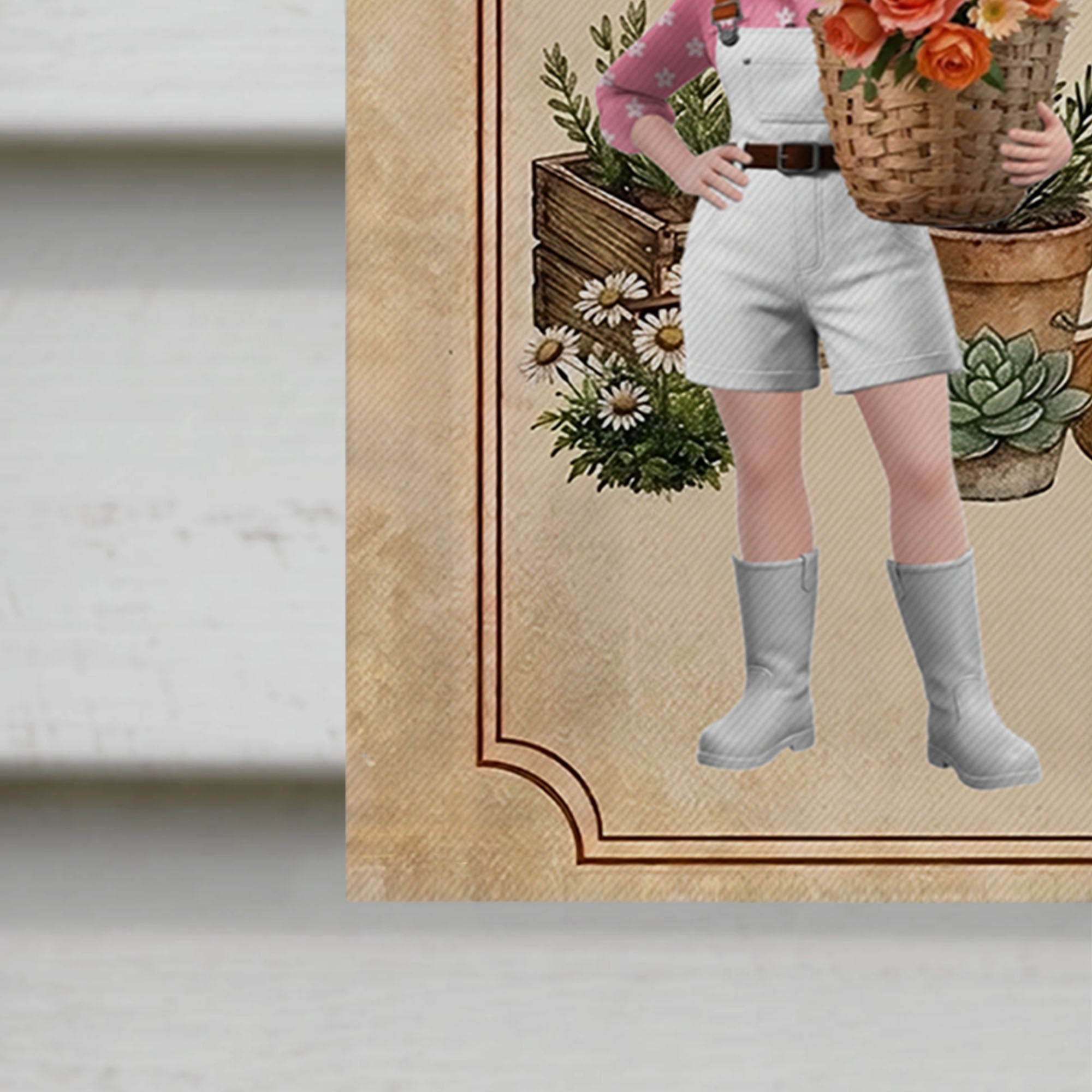 Personalized Double-Sided Garden Flag Custom Name Gift for Mom