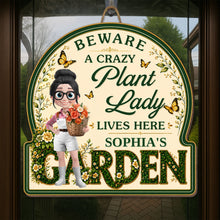 Load image into Gallery viewer, Personalized Custom Shaped Wood Sign for Garden Lovers - Unique Gift
