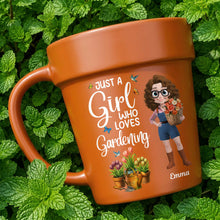 Load image into Gallery viewer, Personalized Plant Pot Ceramic Mug Custom Gift for Gardener
