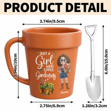 Load image into Gallery viewer, Personalized Plant Pot Ceramic Mug Custom Gift for Gardener
