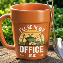 Load image into Gallery viewer, Personalized Plant Pot Ceramic Mug Custom Gift for Gardener

