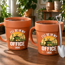 Load image into Gallery viewer, Personalized Plant Pot Ceramic Mug Custom Gift for Gardener
