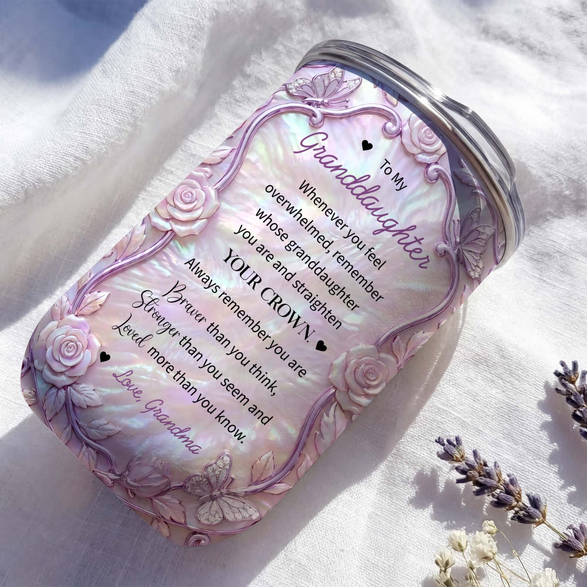 Personalized Custom 10oz Birth Month Flower Tumbler Gift