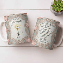 Load image into Gallery viewer, Personalized Flower Coffee Mug Gift for Granddaughter
