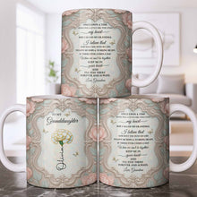 Load image into Gallery viewer, Personalized Flower Coffee Mug Gift for Granddaughter
