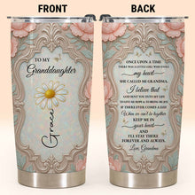 Load image into Gallery viewer, Personalized 20oz Stainless Steel Tumbler Custom Gift for Granddaughter
