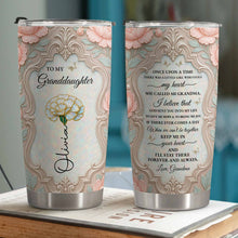 Load image into Gallery viewer, Personalized 20oz Stainless Steel Tumbler Custom Gift for Granddaughter
