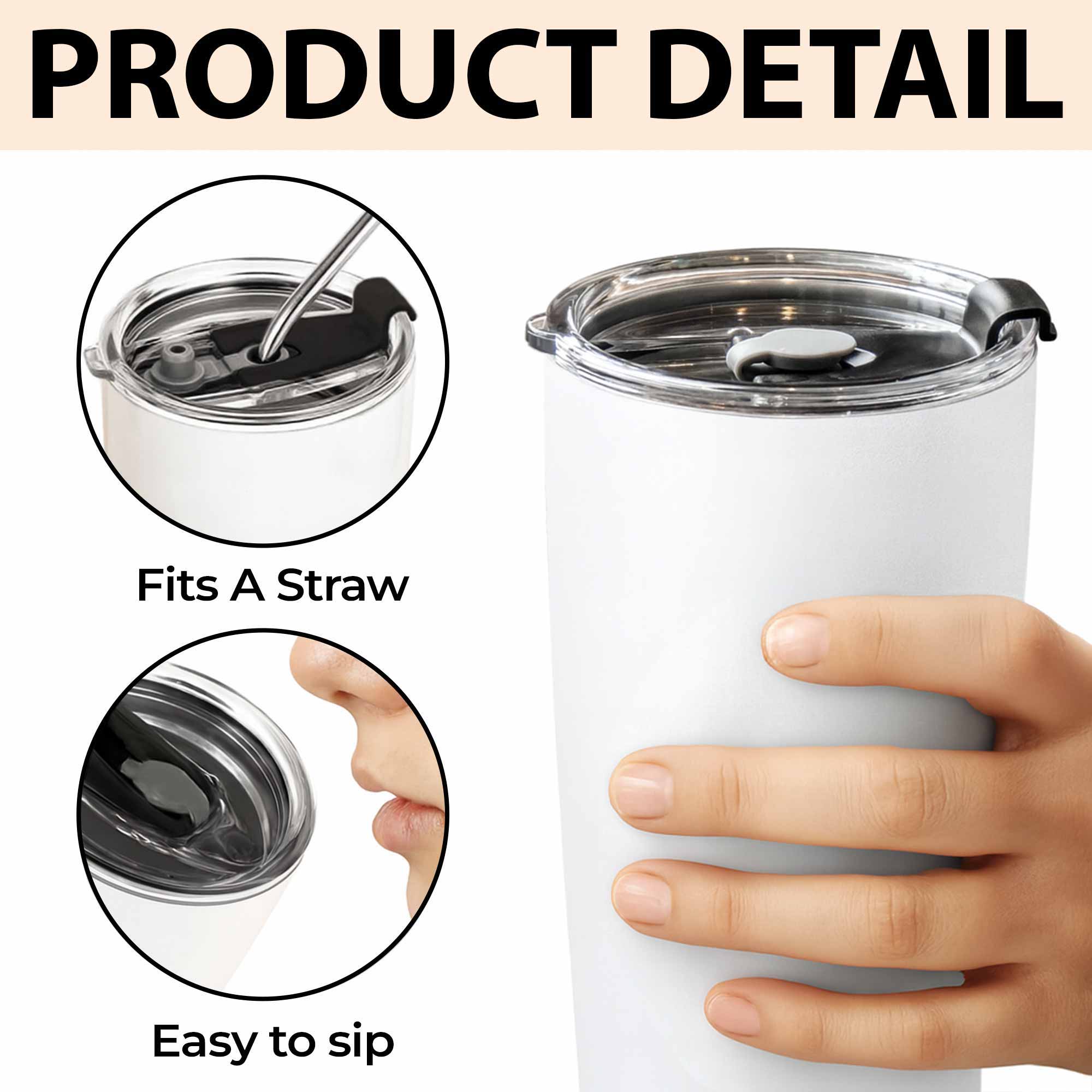 Personalized 20oz Stainless Steel Tumbler Custom Gift for Granddaughter