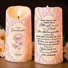 Load image into Gallery viewer, Personalized LED Candle Custom Name Gift for Granddaughter
