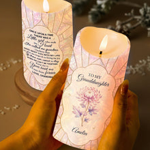 Load image into Gallery viewer, Personalized LED Candle Custom Name Gift for Granddaughter
