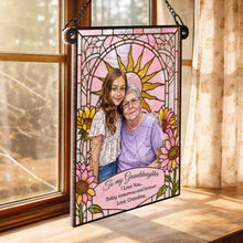 Load image into Gallery viewer, Personalized Granddaughter Suncatcher Custom Gift Idea
