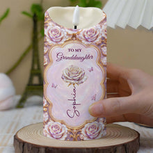 Load image into Gallery viewer, Personalized LED Candle Custom Name Gift for Granddaughter
