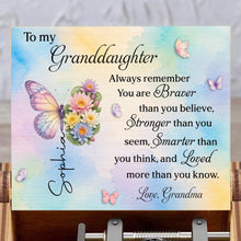 Load image into Gallery viewer, Personalized Wooden Music Box Custom Tune Gift for Granddaughter
