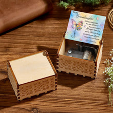 Load image into Gallery viewer, Personalized Wooden Music Box Custom Tune Gift for Granddaughter
