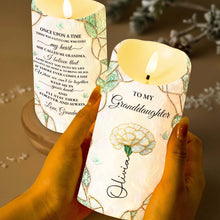 Load image into Gallery viewer, Personalized LED Candle Custom Name Gift for Granddaughter
