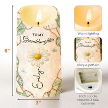 Load image into Gallery viewer, Personalized LED Candle Custom Name Gift for Granddaughter
