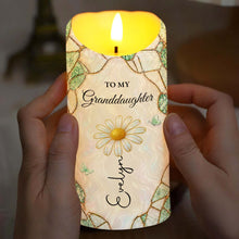 Load image into Gallery viewer, Personalized LED Candle Custom Name Gift for Granddaughter
