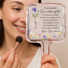 Load image into Gallery viewer, Personalized Handheld Mirror Custom Gift for Granddaughter
