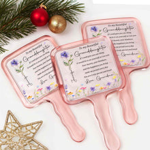 Load image into Gallery viewer, Personalized Handheld Mirror Custom Gift for Granddaughter
