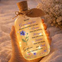 Load image into Gallery viewer, Personalized Short Bottle Light Custom Name Gift for Granddaughter
