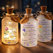 Load image into Gallery viewer, Personalized Short Bottle Light Custom Name Gift for Granddaughter
