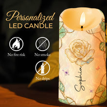 Load image into Gallery viewer, Personalized LED Candle Custom Name Gift for Granddaughter
