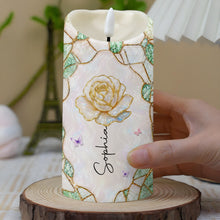 Load image into Gallery viewer, Personalized LED Candle Custom Name Gift for Granddaughter
