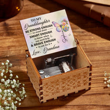 Load image into Gallery viewer, Personalized Wooden Music Box for Granddaughter Custom Gift
