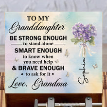 Load image into Gallery viewer, Personalized Wooden Music Box Custom Name Gift for Granddaughter
