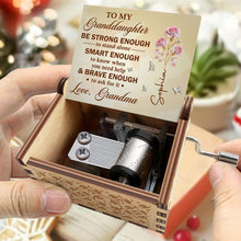 Load image into Gallery viewer, Personalized Music Box Custom Design for Granddaughter Gift

