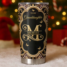 Load image into Gallery viewer, Personalized 20oz Stainless Steel Tumbler Custom Name Gift for Granddaughter
