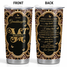 Load image into Gallery viewer, Personalized 20oz Stainless Steel Tumbler Custom Name Gift for Granddaughter
