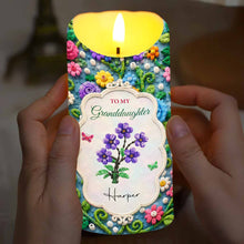 Load image into Gallery viewer, Personalized LED Candle Custom Name Gift for Granddaughter
