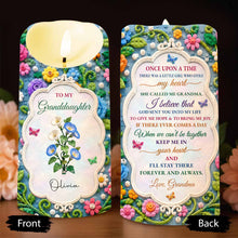 Load image into Gallery viewer, Personalized LED Candle Custom Name Gift for Granddaughter
