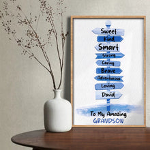 Load image into Gallery viewer, Personalized Custom Vertical Poster Gift for Granddaughter
